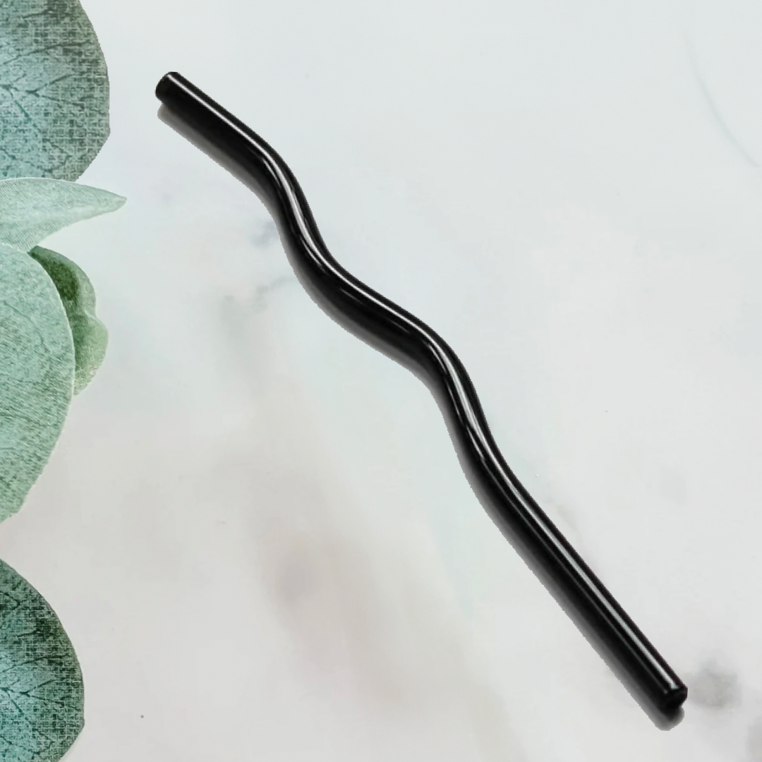 Wavy Glass Straw