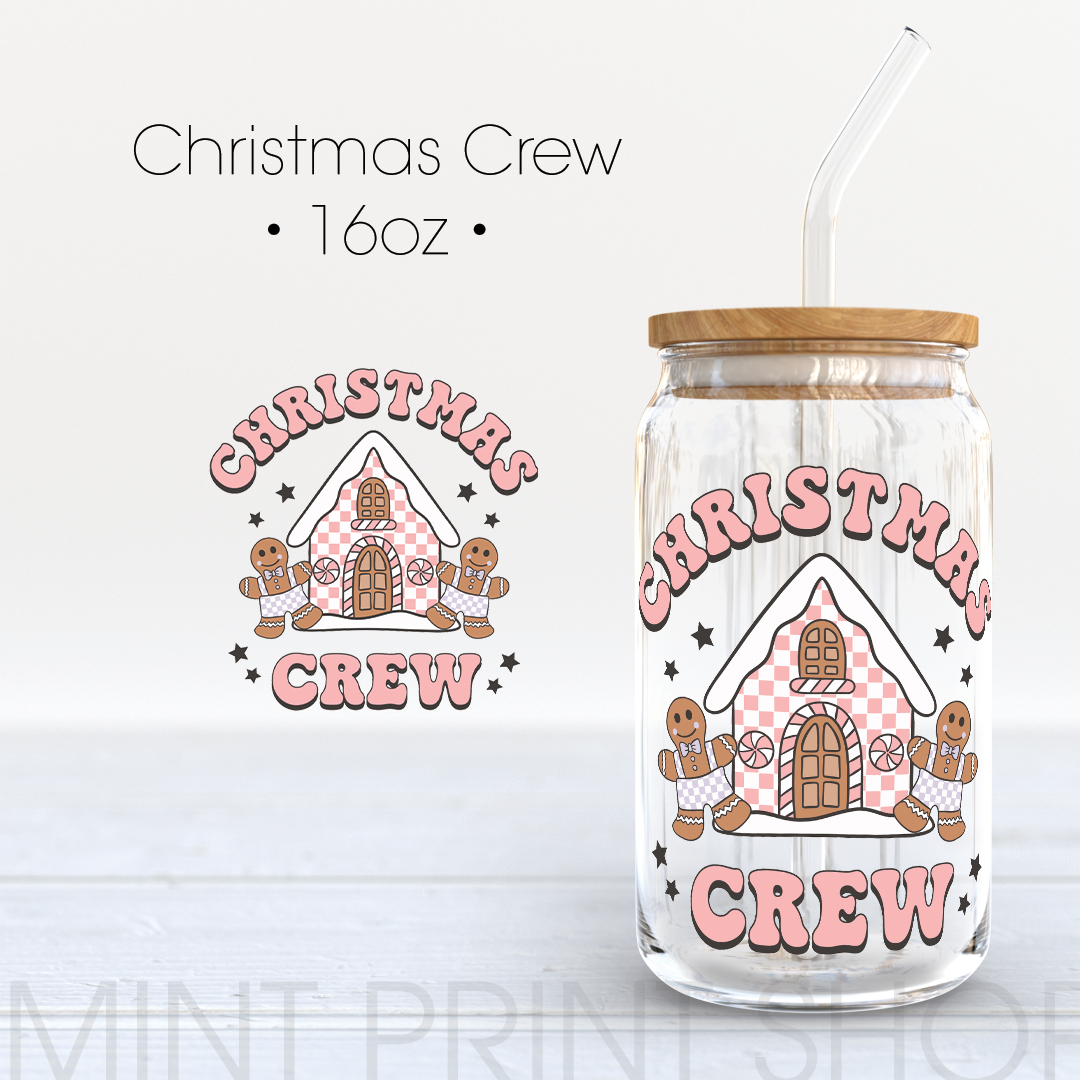 Christmas Crew | UV DTF Sticker - Mint Print Shop