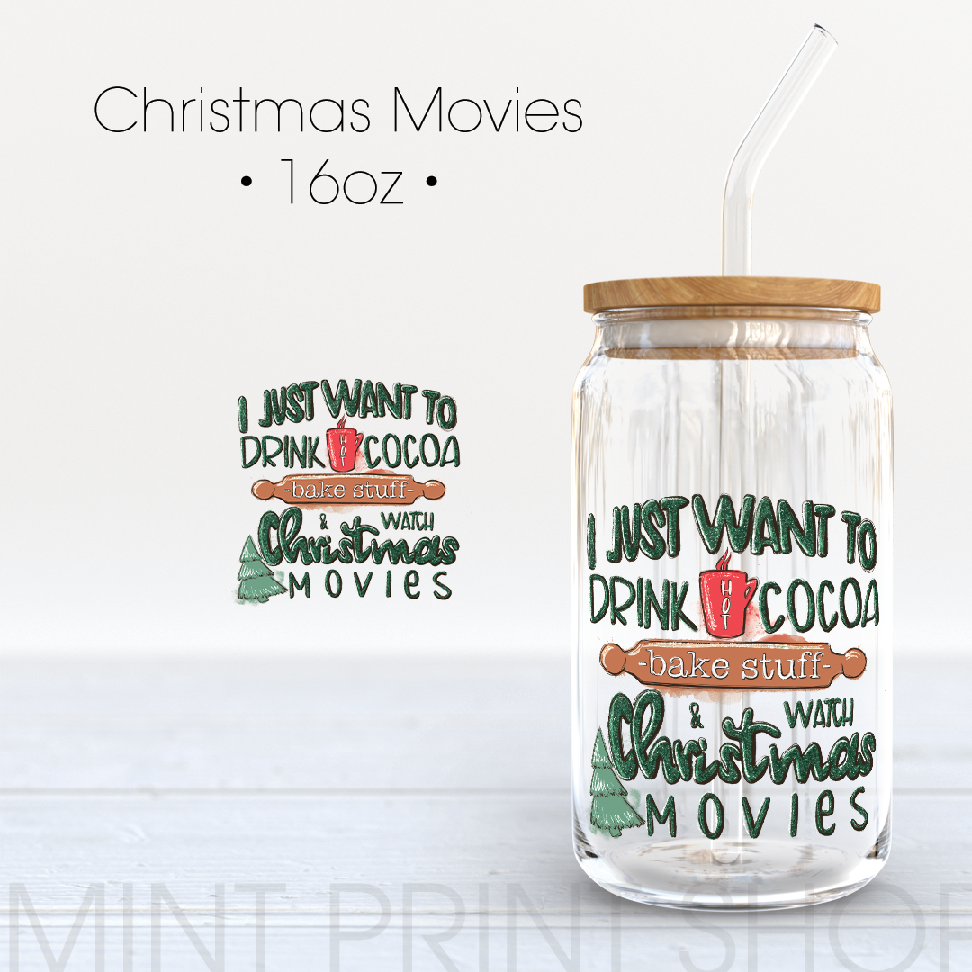 Christmas Movies | UV DTF Sticker - Mint Print Shop