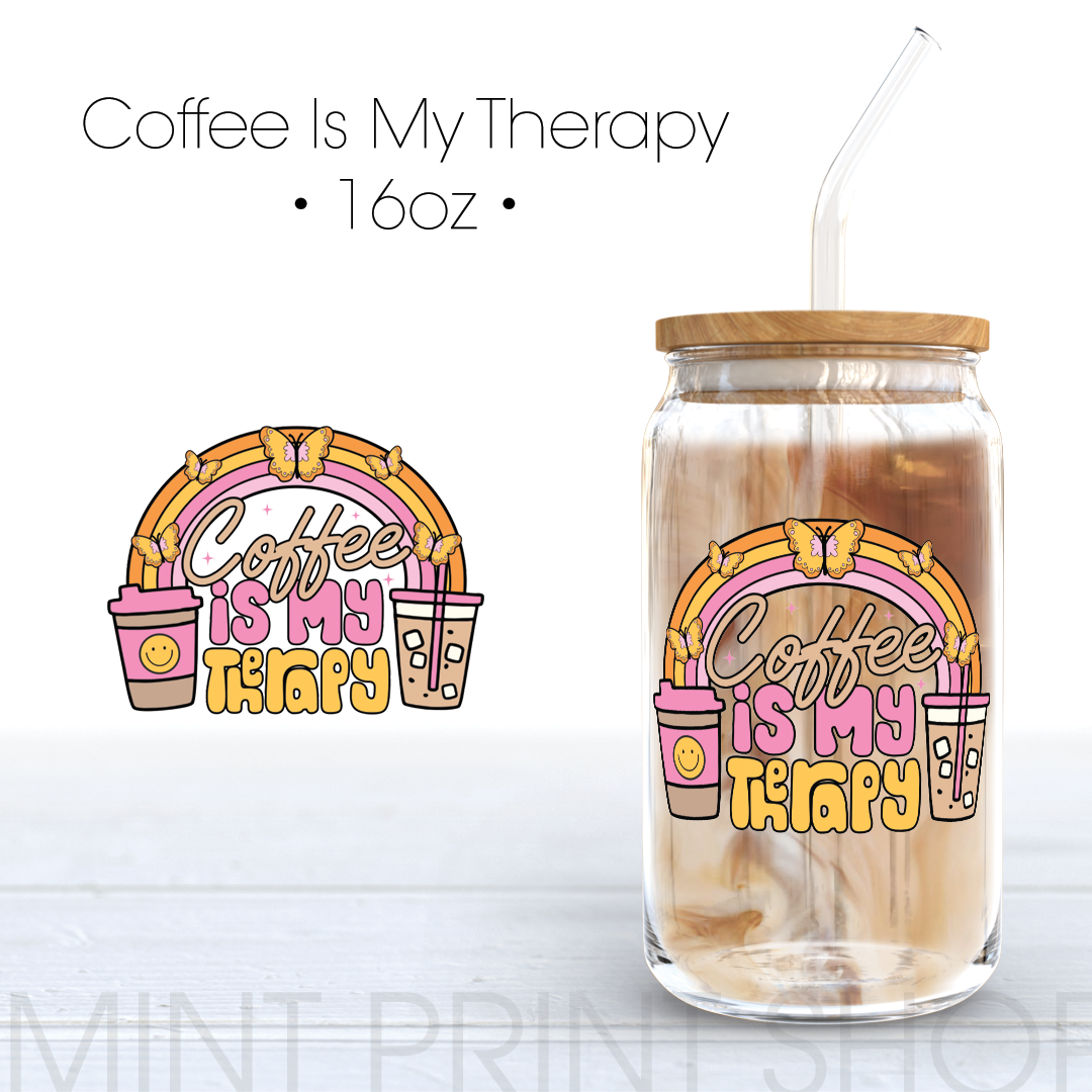 Coffee is my Therapy Decal