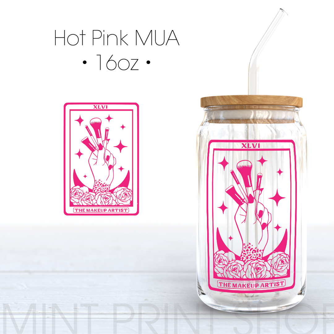 MUA in Hot Pink | UV DTF Decal