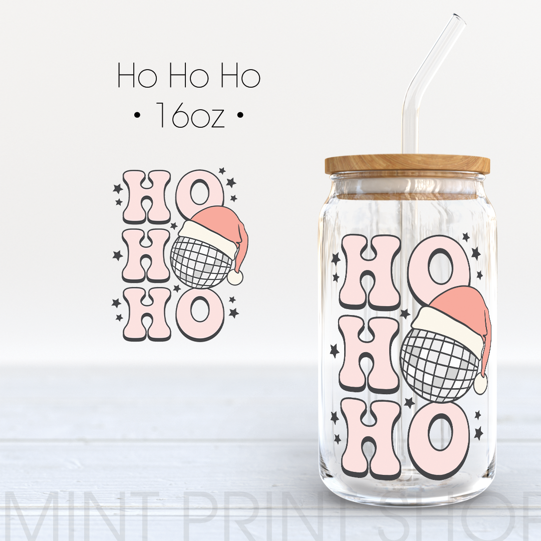 Ho Ho Ho | UV DTF Sticker - Mint Print Shop