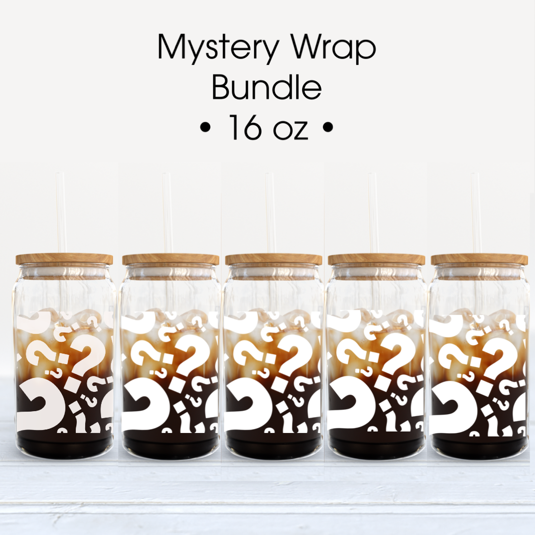 MYSTERY Bundle  UV DTF Cup Wrap – Mint Print Shop