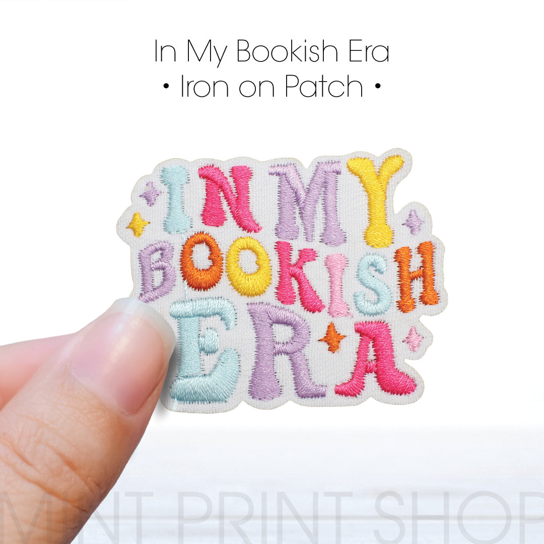 In My Bookish Era Embroidery Patch