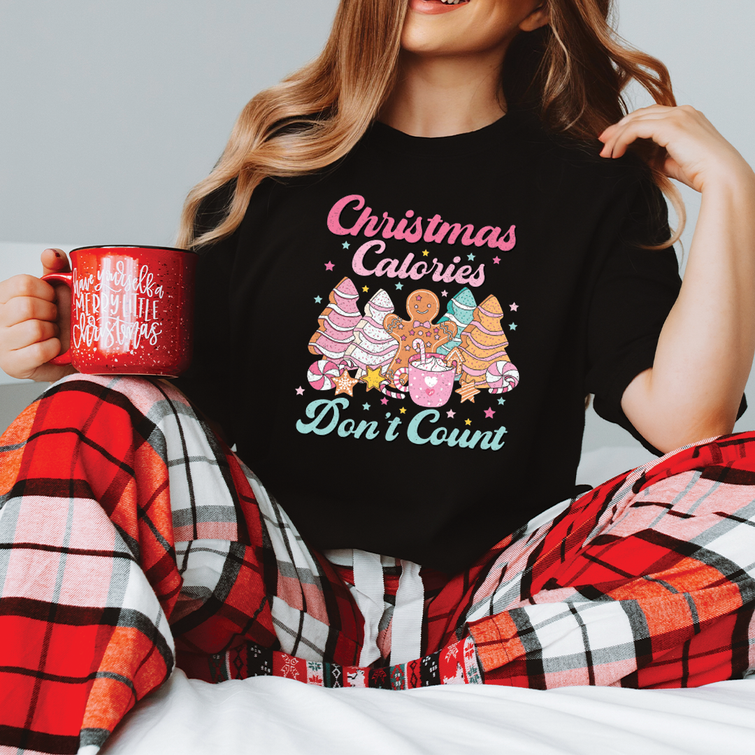 Christmas Calories Don't Count | DTF Transfer - Mint Print Shop