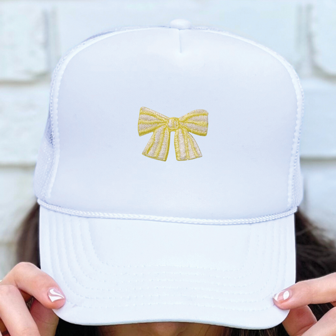 Yellow Mini Bow | Embroidery Patch