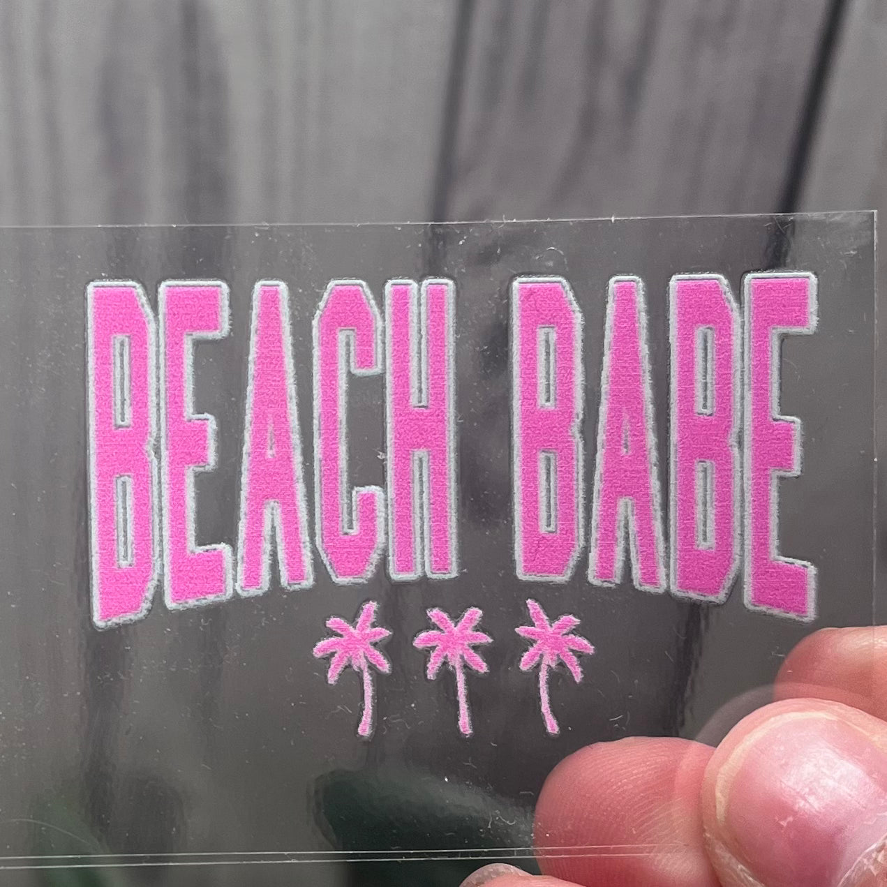Beach Babe | Mini Sticker - Mint Print Shop