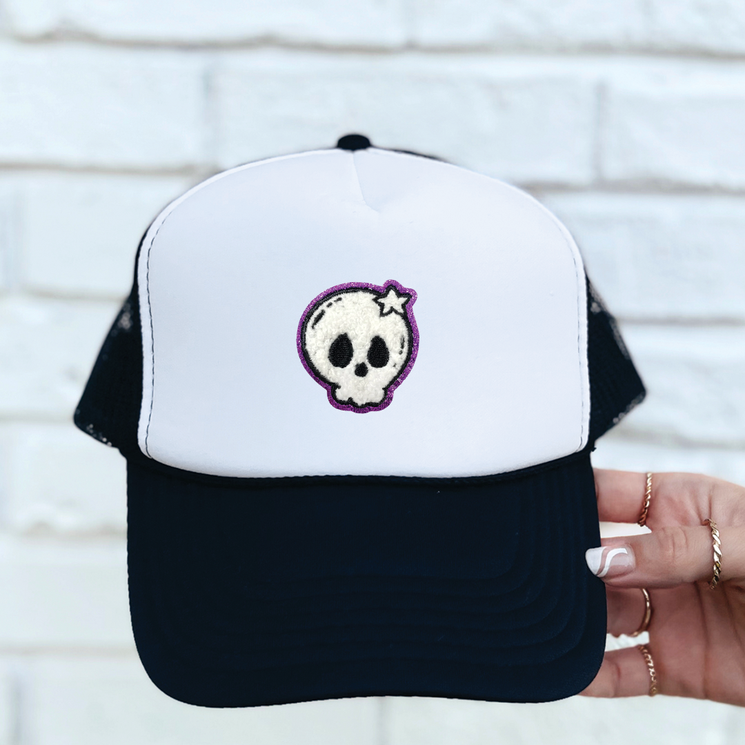 Purple Skull | Chenille Patch