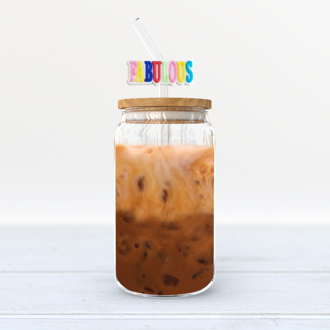 Fabulous Straw Topper - Mint Print Shop