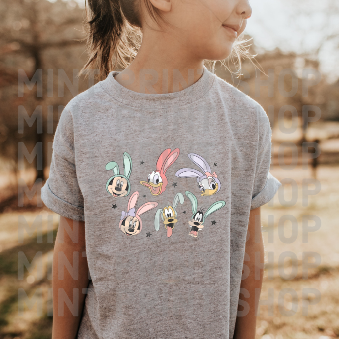 Mickey and Friends Easter Ears | Kids DTF Transfer - Mint Print Shop