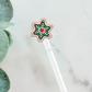 Sugar Cookie Snowflake Straw Cover - Mint Print Shop