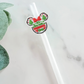 Most Wonderful Time of the Year Straw Topper - Mint Print Shop