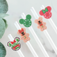 Magical Christmas Straw Topper | 5 Pack - Mint Print Shop