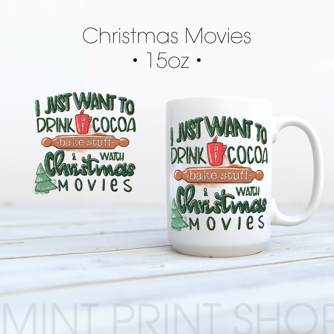 Christmas Movies |  UV DTF Sticker - Mint Print Shop