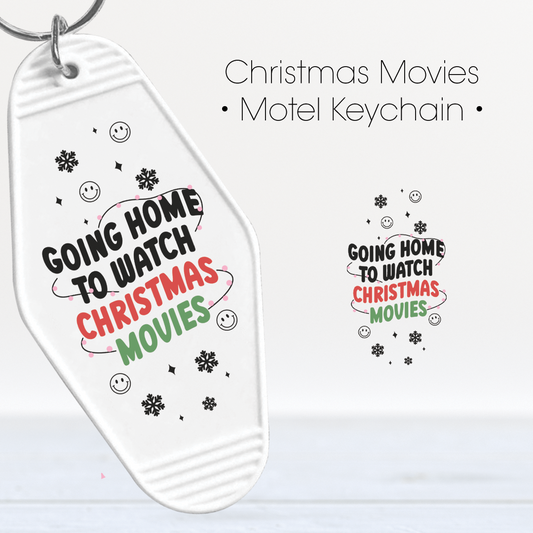 Christmas Movies | UV Keychain Decal