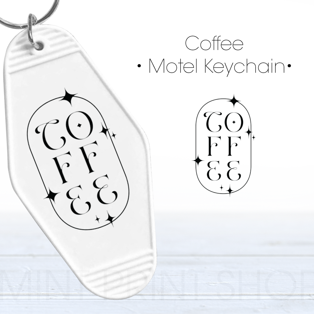 Coffee | UV Keychain Decal