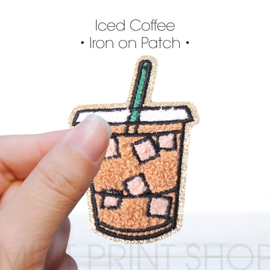 Iced Coffee | Chenille Patch