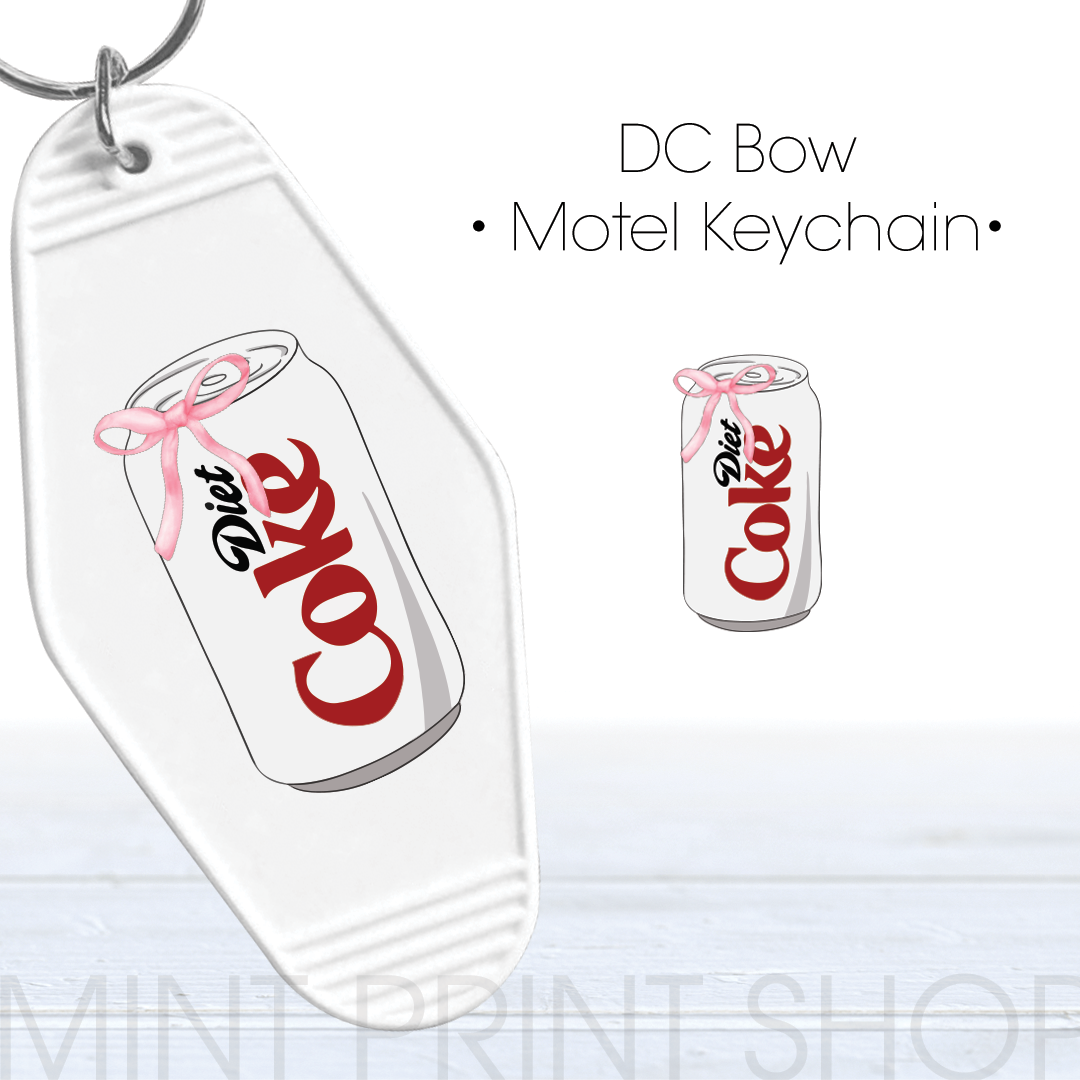 DC Bow | UV Keychain Decal