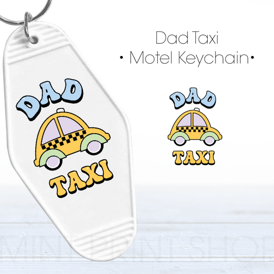 Dad Taxi | UV Keychain Decal