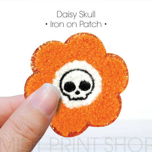 Daisy Skull | Chenille Patch