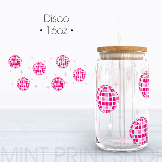 Disco | UV DTF Cup Wrap