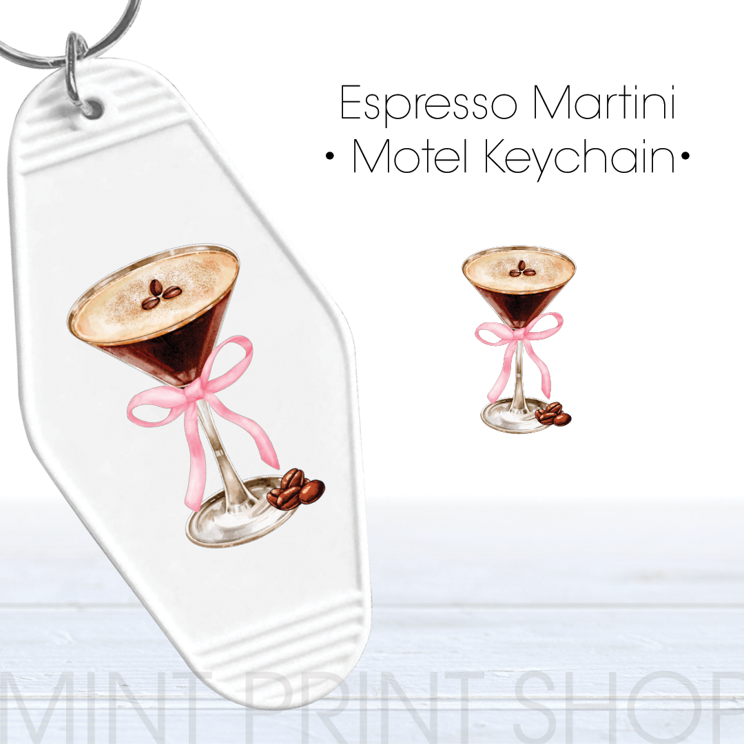 Espresso Martini | UV Keychain Decal