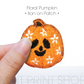 Floral Pumpkin | Chenille Patch