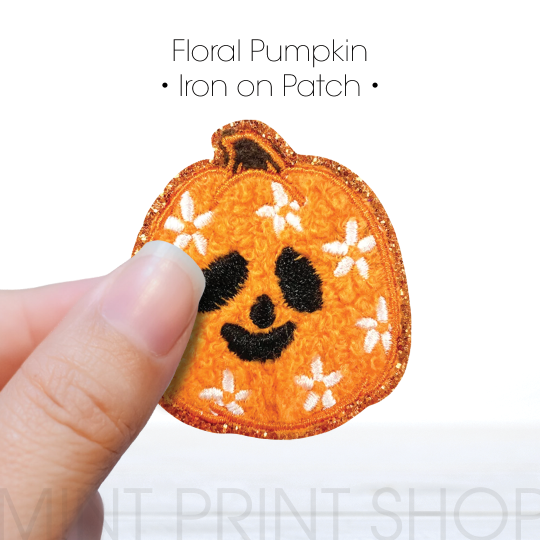 Floral Pumpkin | Chenille Patch