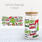 Grinch Sayings |  UV DTF Cup Wrap