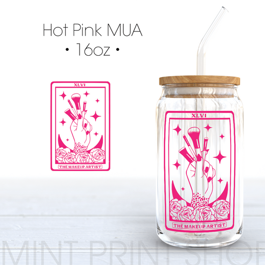 MUA in Hot Pink | UV DTF Decal