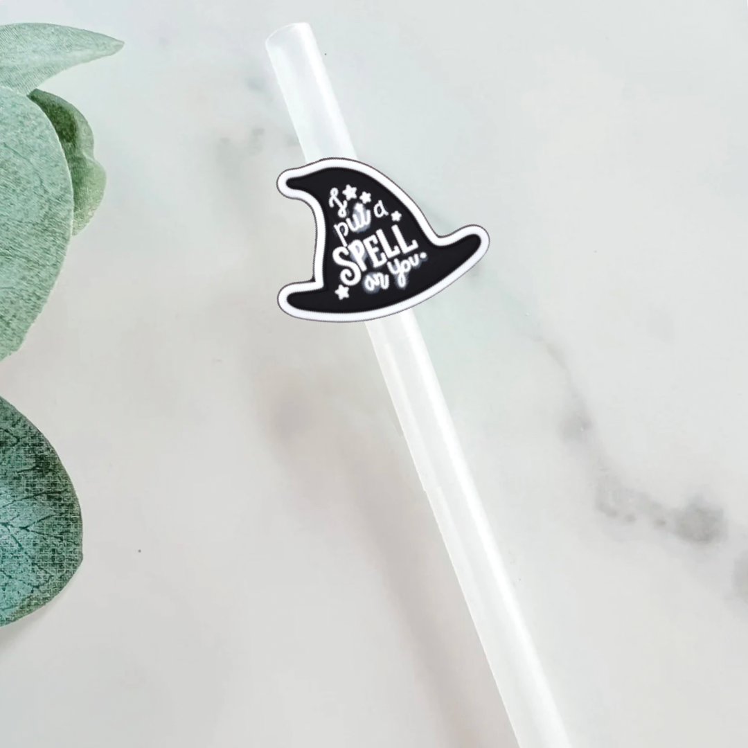 Put A Spell On You Straw Topper - Mint Print Shop