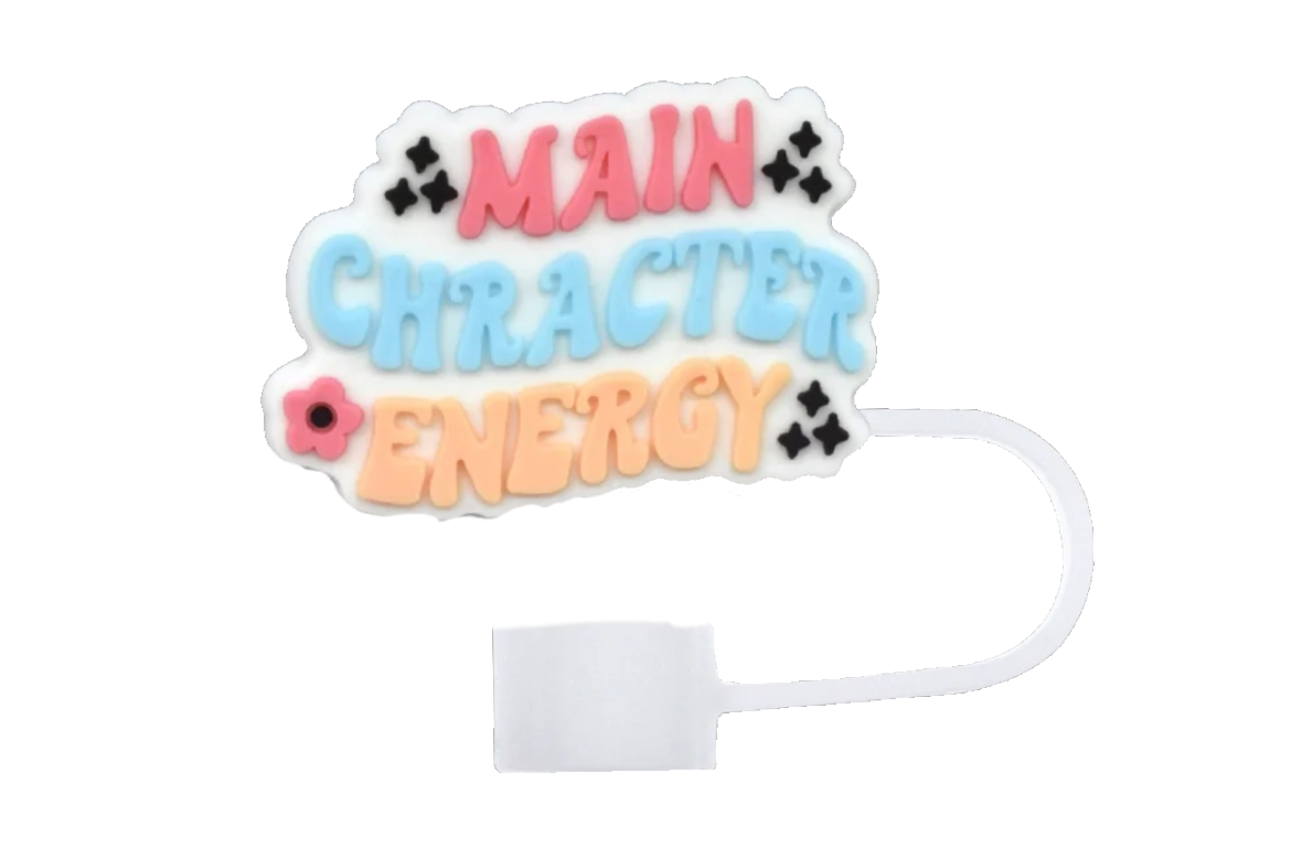 Main Character Energy Straw Cover