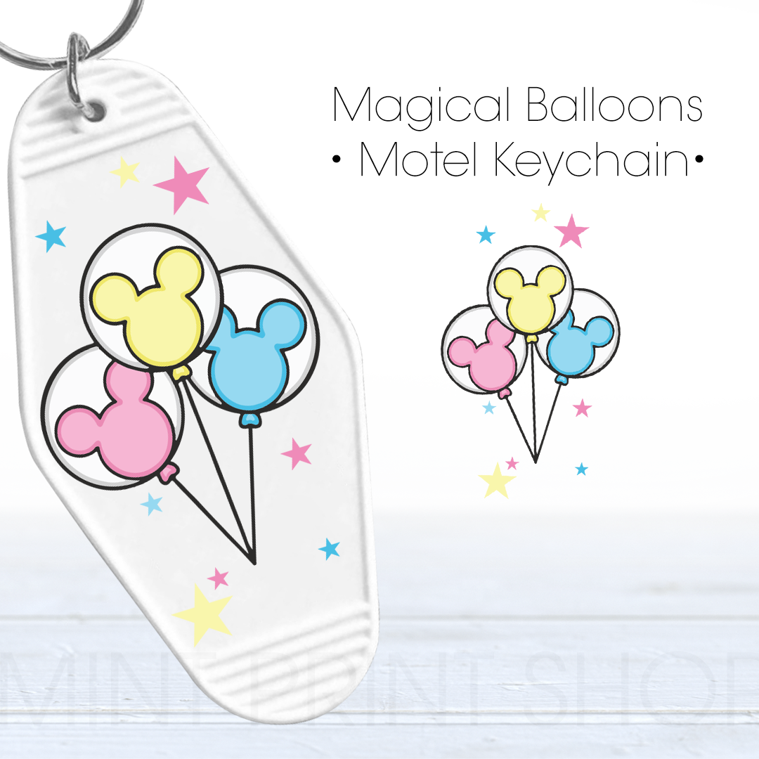 Magical Balloon | UV Keychain Decal