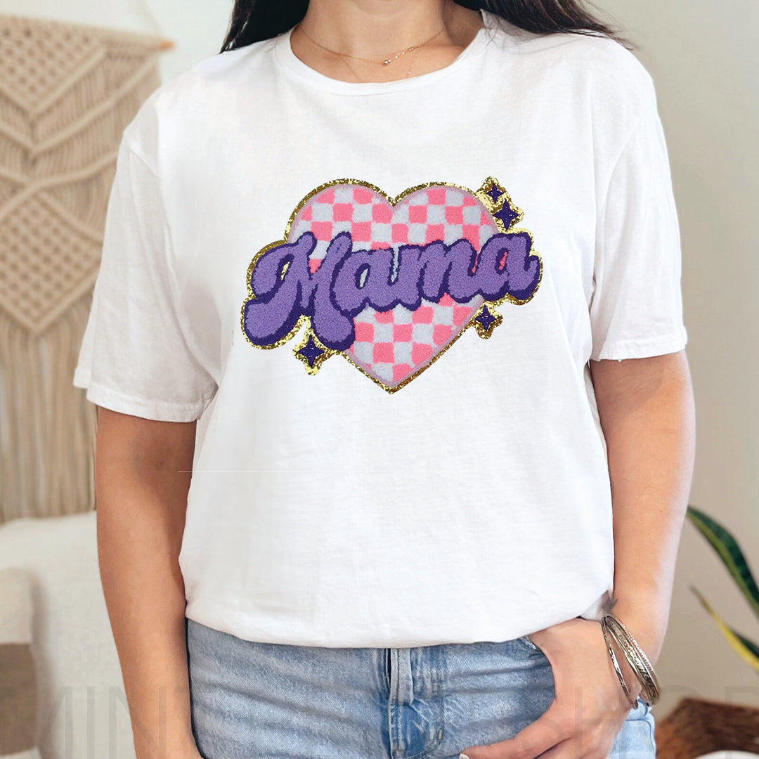 Mama Heart | Chenille Patch