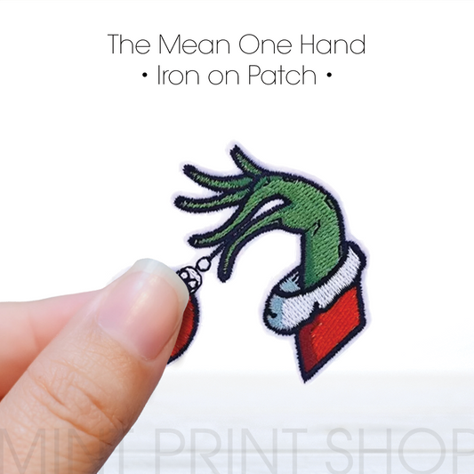 The Mean One Hand | Embroidery Patch