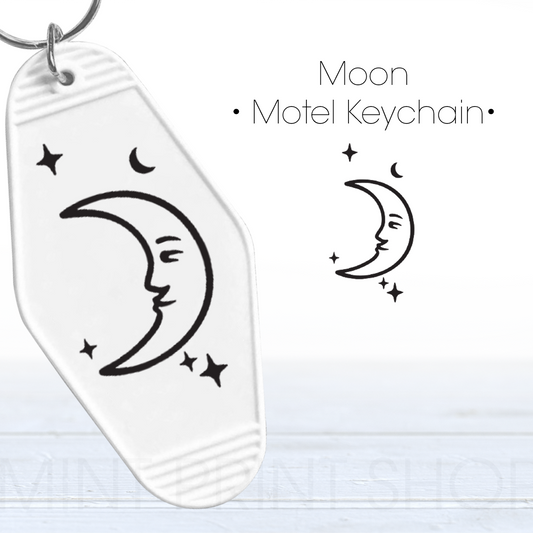 Moon | UV Keychain Decal