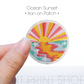 Ocean Sunset | Embroidery Patch