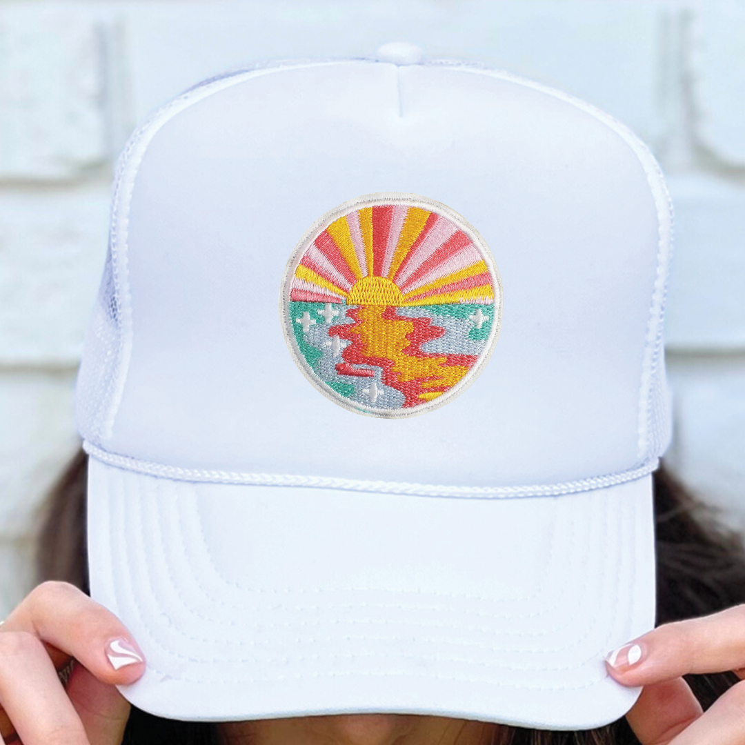 Ocean Sunset | Embroidery Patch