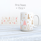 Pink Trees |  UV DTF Cup Wrap - Mint Print Shop