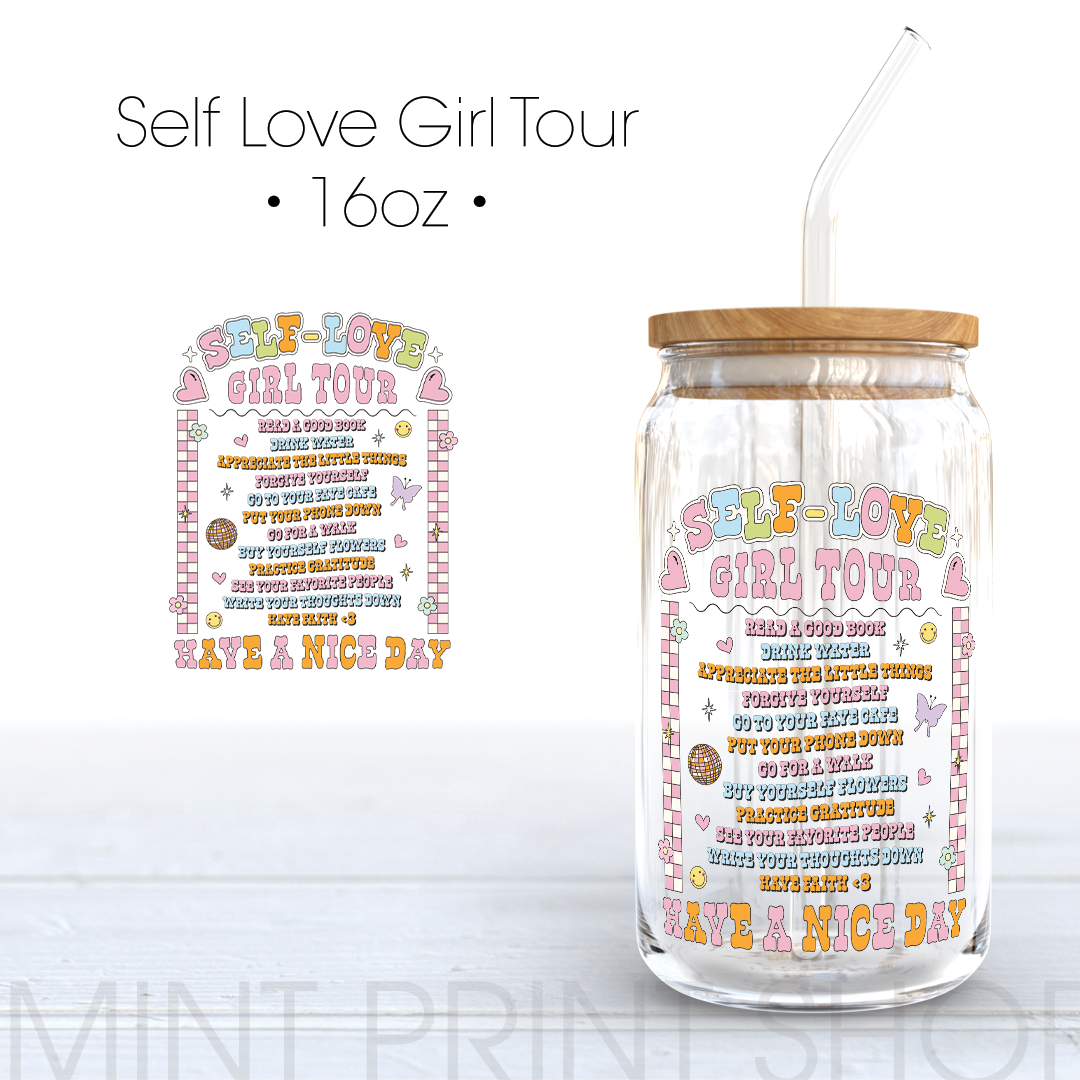 Self Love Girl Tour | UV DTF Sticker