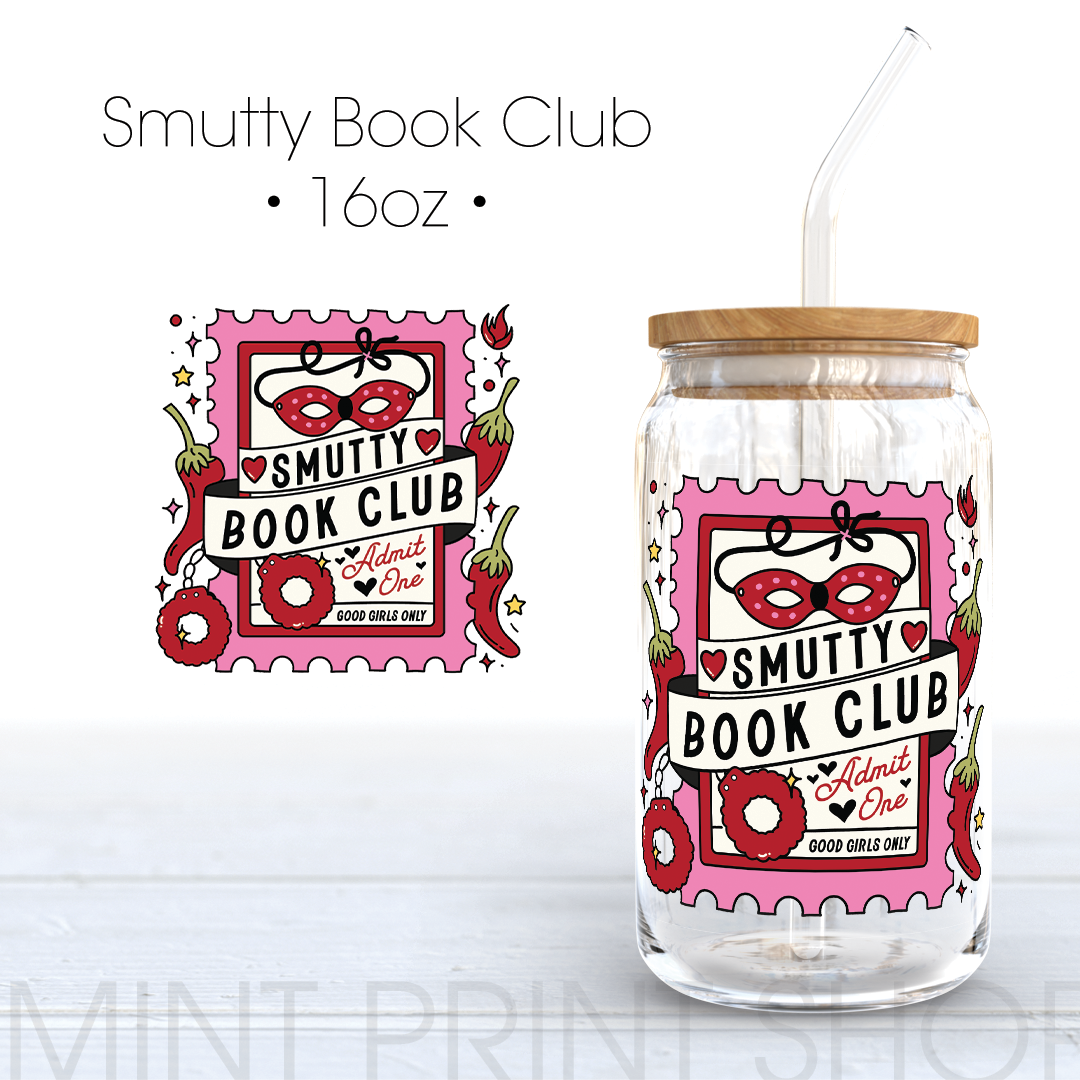 Smutty Book Club | UV DTF Sticker