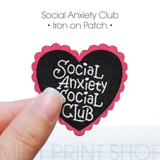 Social Anxiety Club | Embroidery Patch