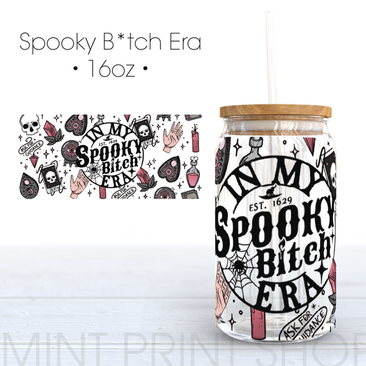 *MISPRINT* Spooky B*tch Era | UV DTF Cup Wrap