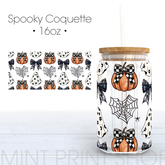 Spooky Coquette | UV DTF Cup Wrap