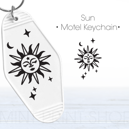 Sun | UV Keychain Decal