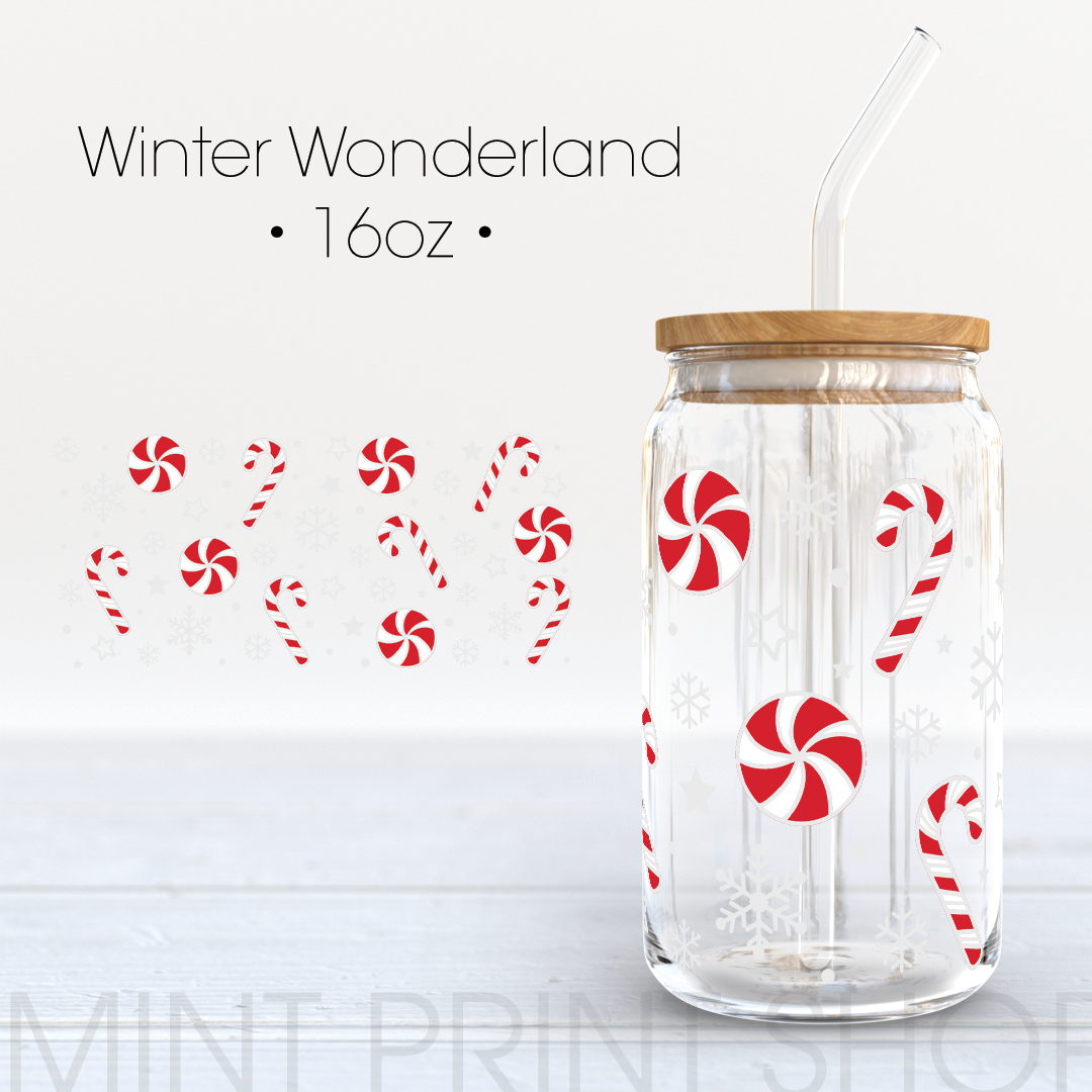 Winter Wonderland |  UV DTF Cup Wrap - Mint Print Shop