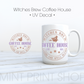 Witches Brew Coffee House |  UV DTF Decal