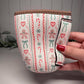 Gingerbread Man Print Drink Sleeve with Handle, Coffee Cup Sleeve, Cozie
