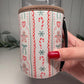 Gingerbread Man Print Drink Sleeve with Handle, Coffee Cup Sleeve, Cozie