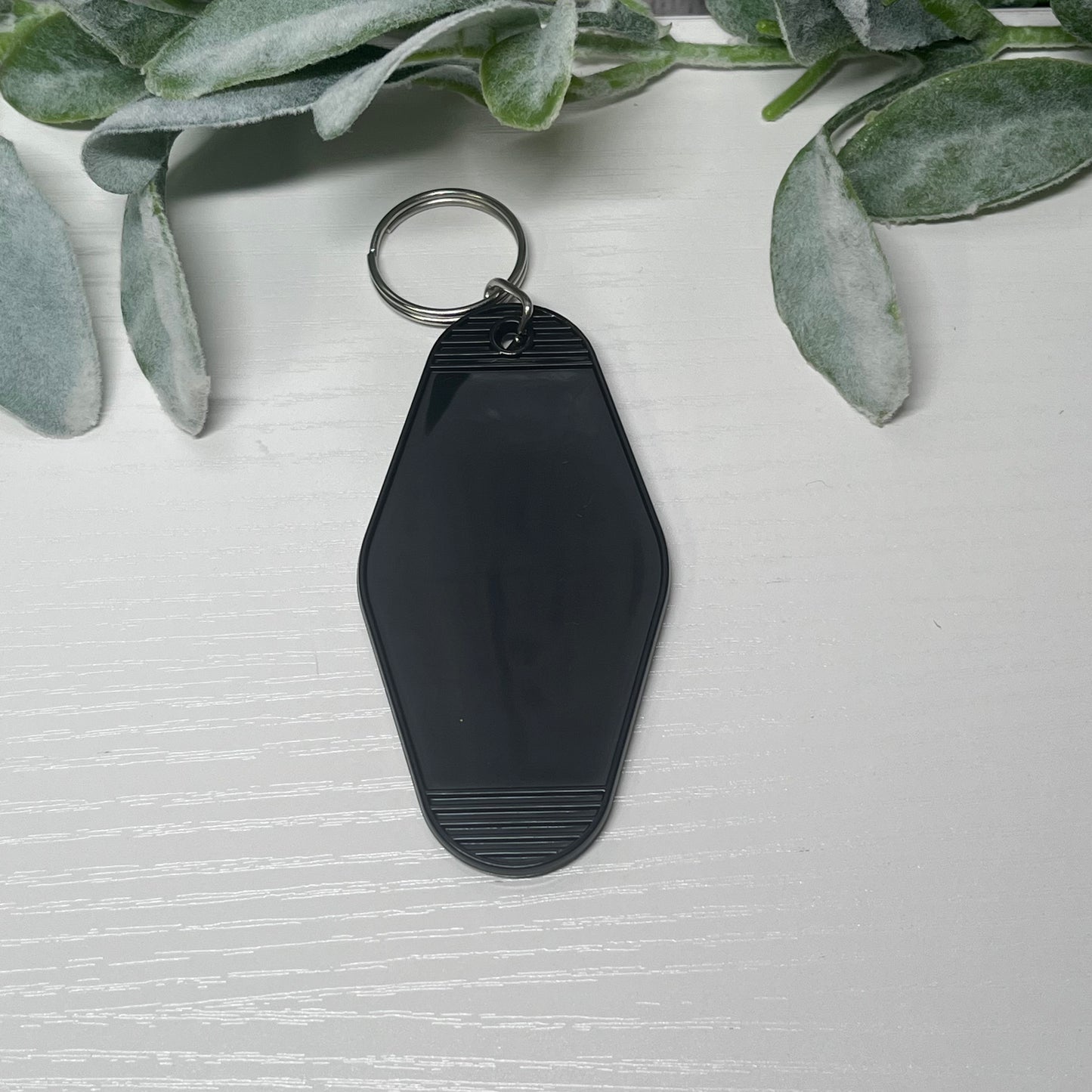 Black | Motel Keychain Blank - Mint Print Shop